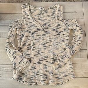 LNA peephole shoulders sweater